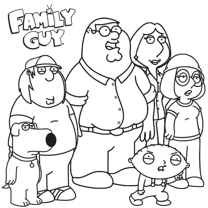 Family Guy Boyama Sayfaları