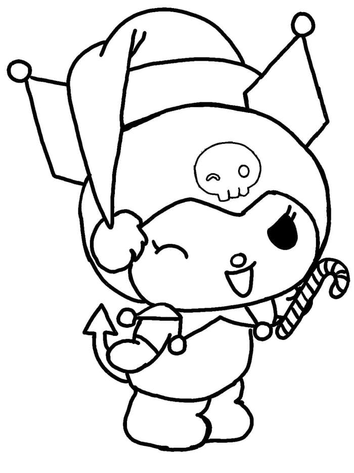 Kuromi Boyama Sayfaları