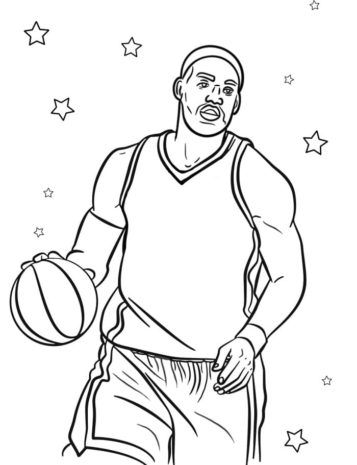 Yazdırılabilir LeBron James Boyama Sayfası