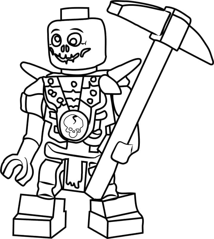 Yazdırılabilir Lego Ninjago Boyama Sayfası