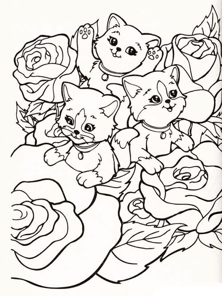 Yazdırılabilir Lisa Frank Resim Boyama Sayfası