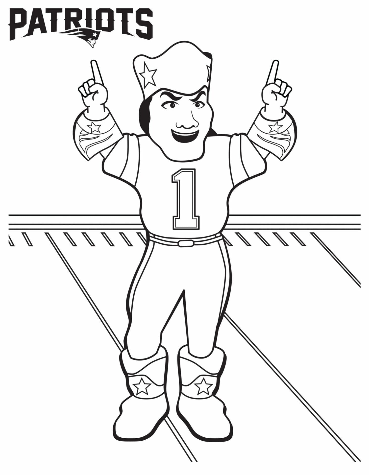 Yazdırılabilir NFL Resmi Boyama Sayfası