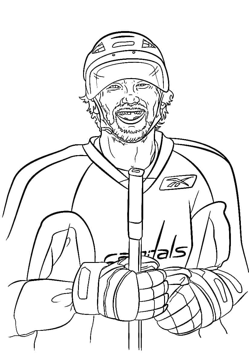 Yazdırılabilir NHL Boyama Sayfası