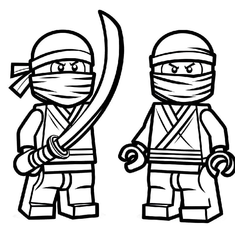Yazdırılabilir Ninjago Çocuklara Boyama Sayfası