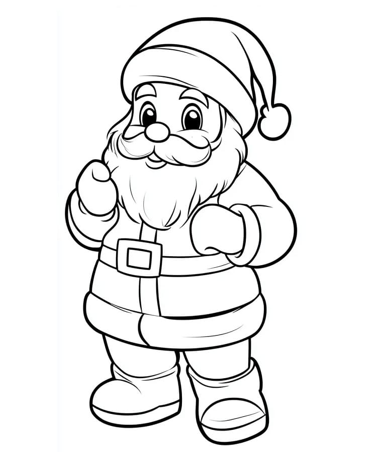 Noel Baba Boyama Sayfaları