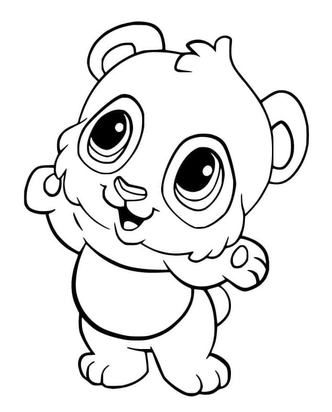 Yazdırılabilir Panda Boyama Sayfası