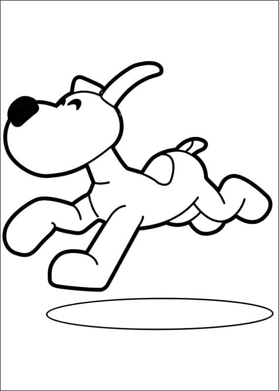 Yazdırılabilir Pocoyo Boyama Sayfası