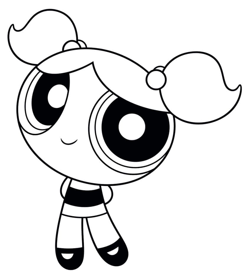 Yazdırılabilir Powerpuff Girls Boyama Sayfası