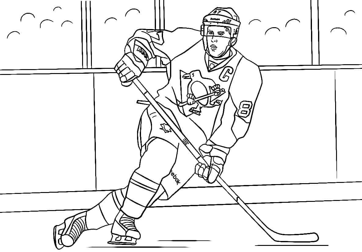 Yazdırılabilir Ücretsiz NHL Boyama Sayfası