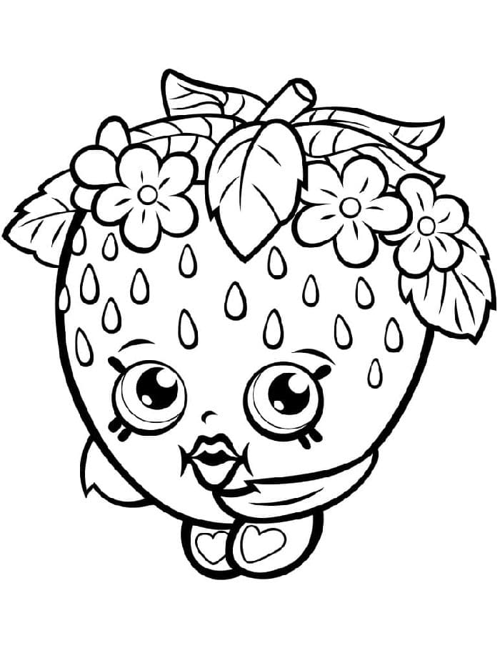 Yazdırılacak Shopkins Boyama Sayfası