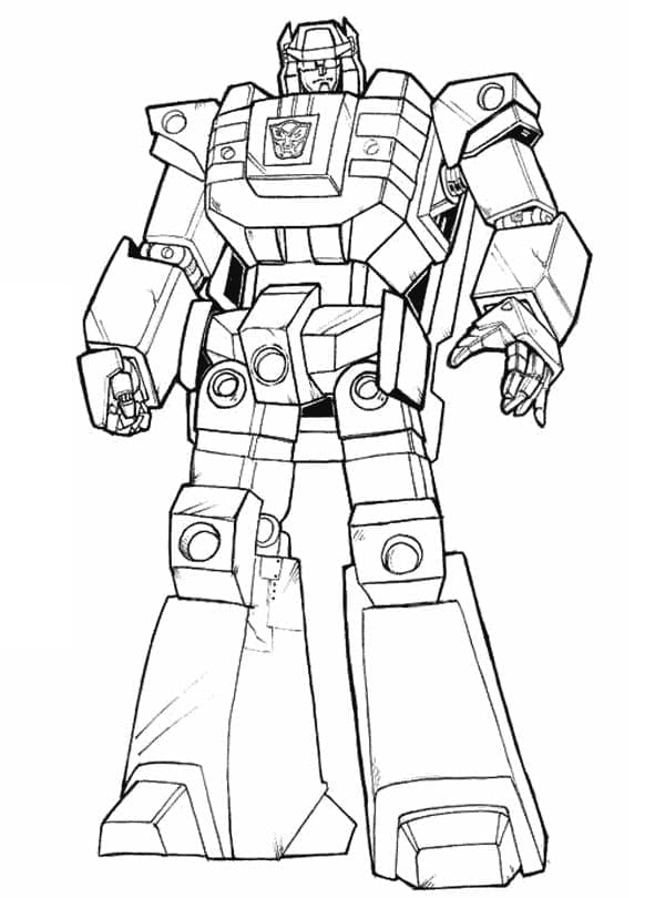 Yazdırılacak Transformers Boyama Sayfası