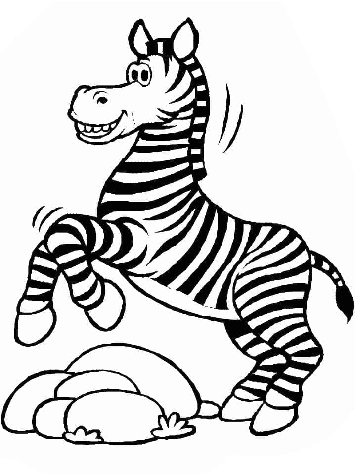 Yazdırılacak Zebra Boyama Sayfası