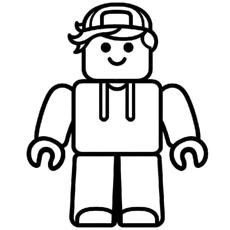 Yazdırılır Roblox Görseli Boyama Sayfası