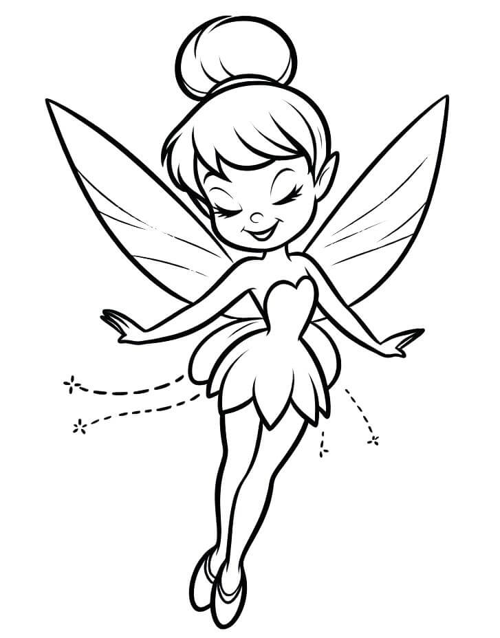 Tinkerbell Boyama Sayfaları