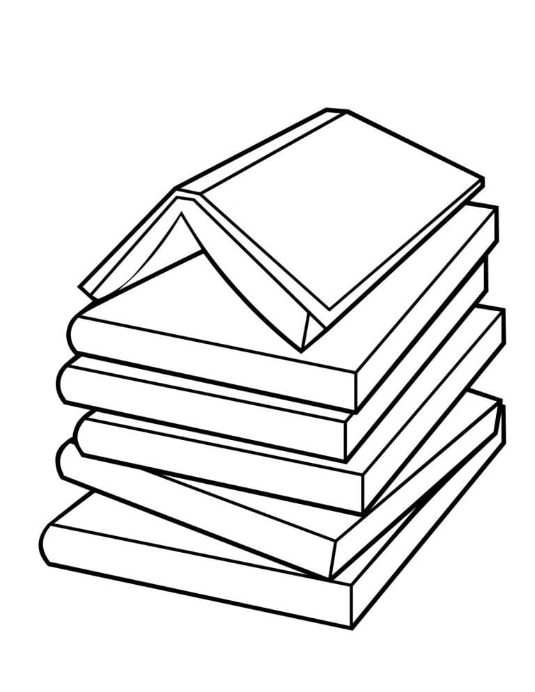 Yazdırılmak İçin Ücretsiz Kitap Boyama Sayfası
