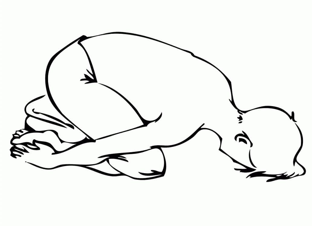 Yoga Resmi Boyama Sayfası