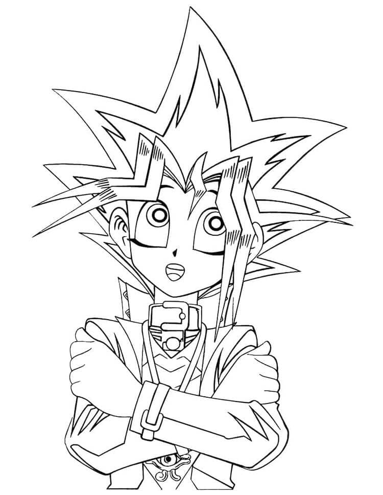 Yu-Gi-Oh (13) Boyama Sayfası