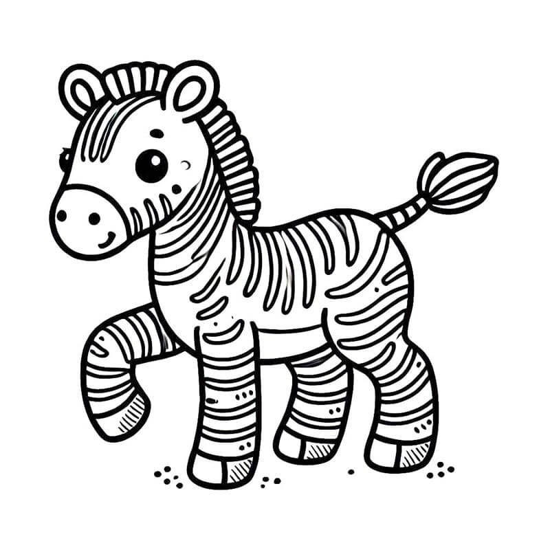 Zebra (1) Boyama Sayfası