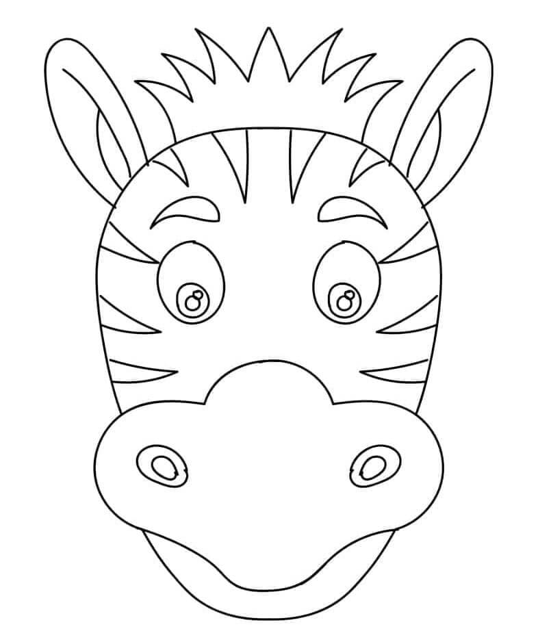 Zebra (15) Boyama Sayfası