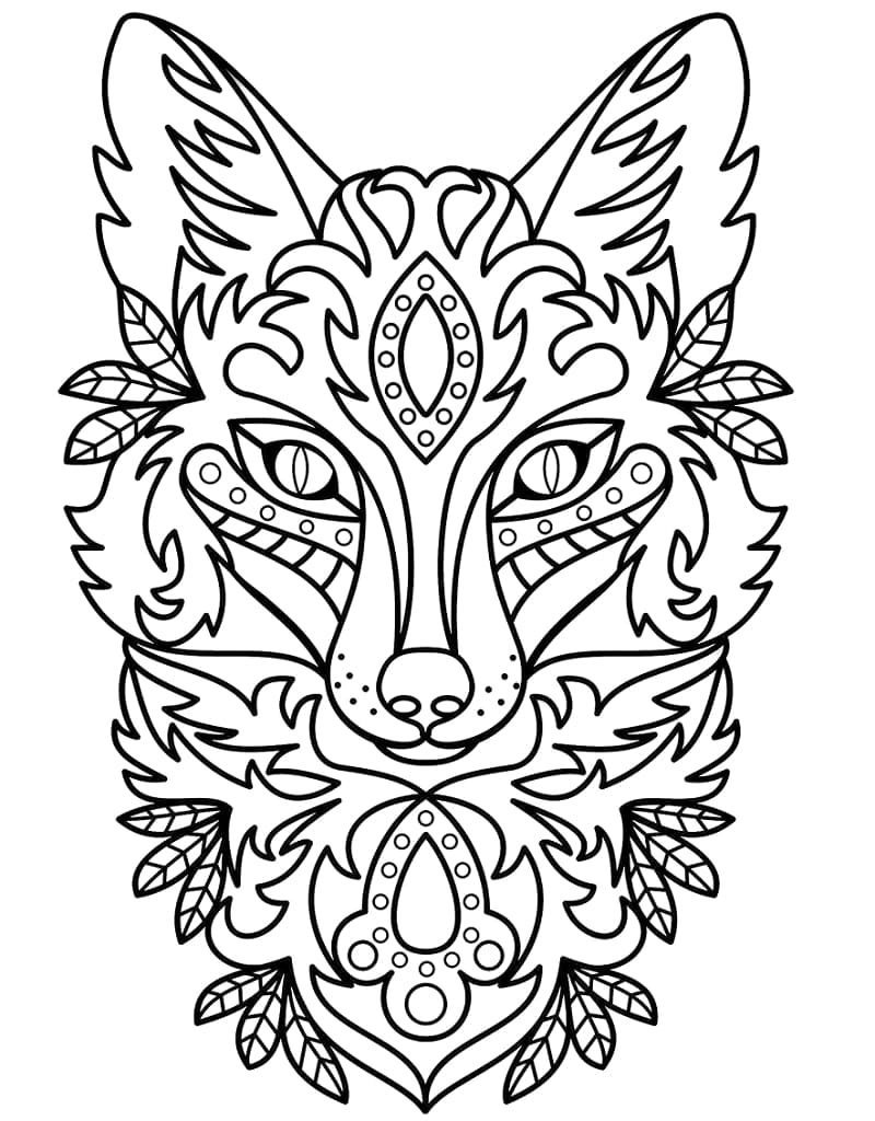 Zentangle (1) Boyama Sayfası