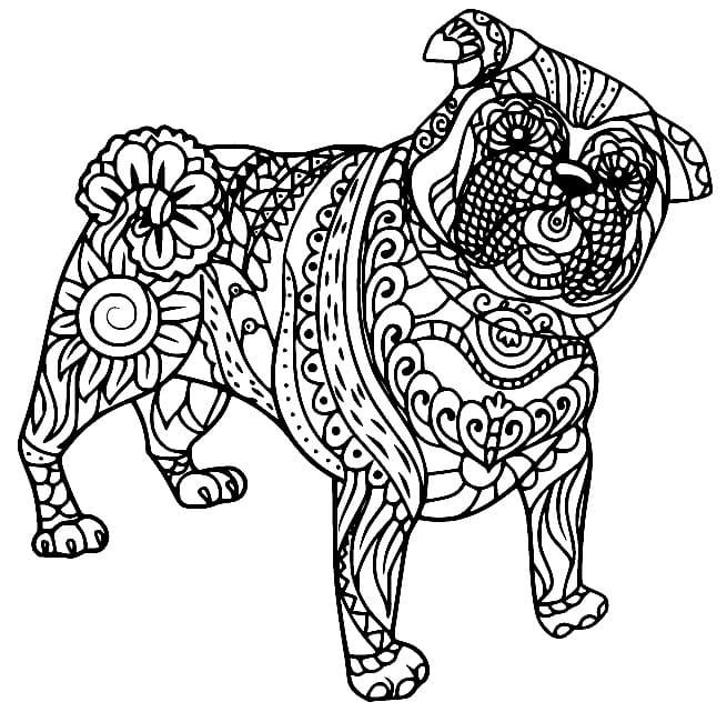 Zentangle (9) Boyama Sayfası