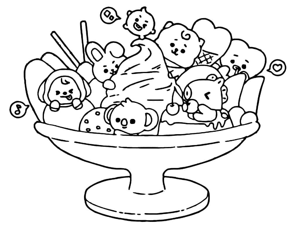BT21 (1) Boyama Sayfası