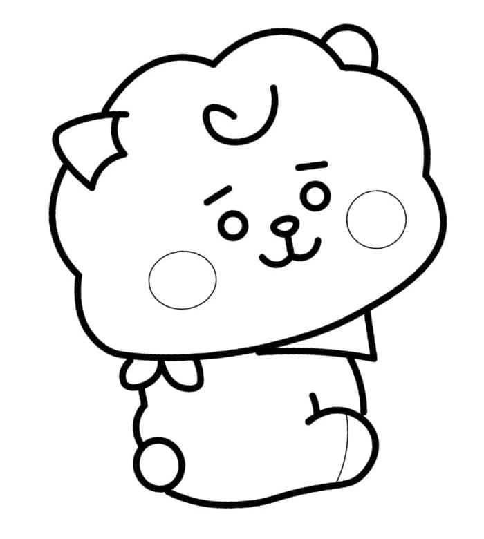 BT21 Ücretsiz Resmi Boyama Sayfası