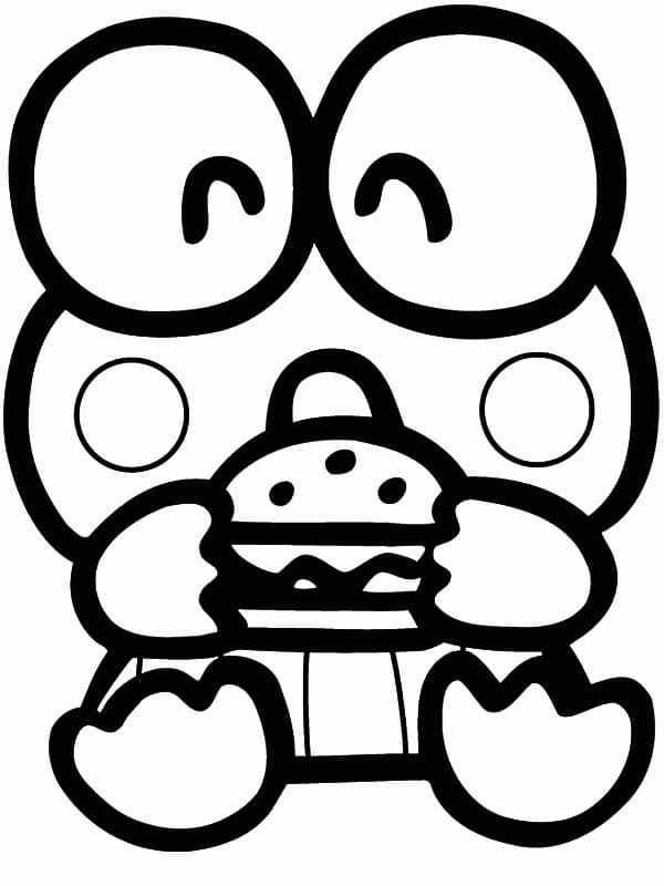 Bedava Keroppi boyama sayfası