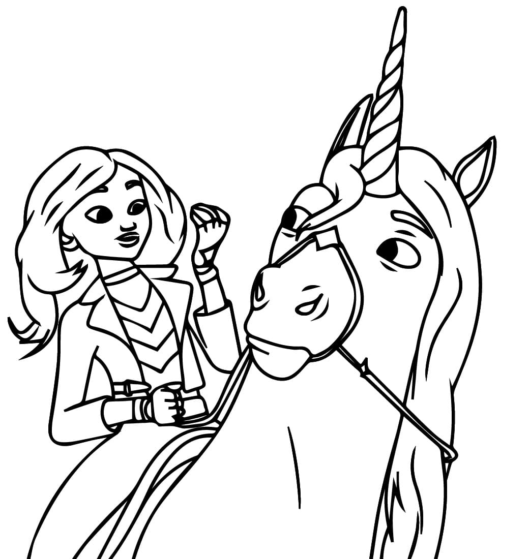Unicorn Akademisi Boyama Sayfaları