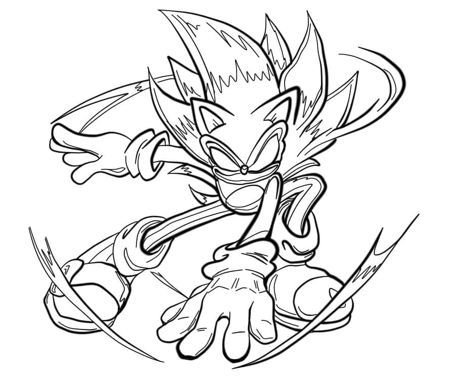 Boyama Dark Sonic Boyama Sayfası