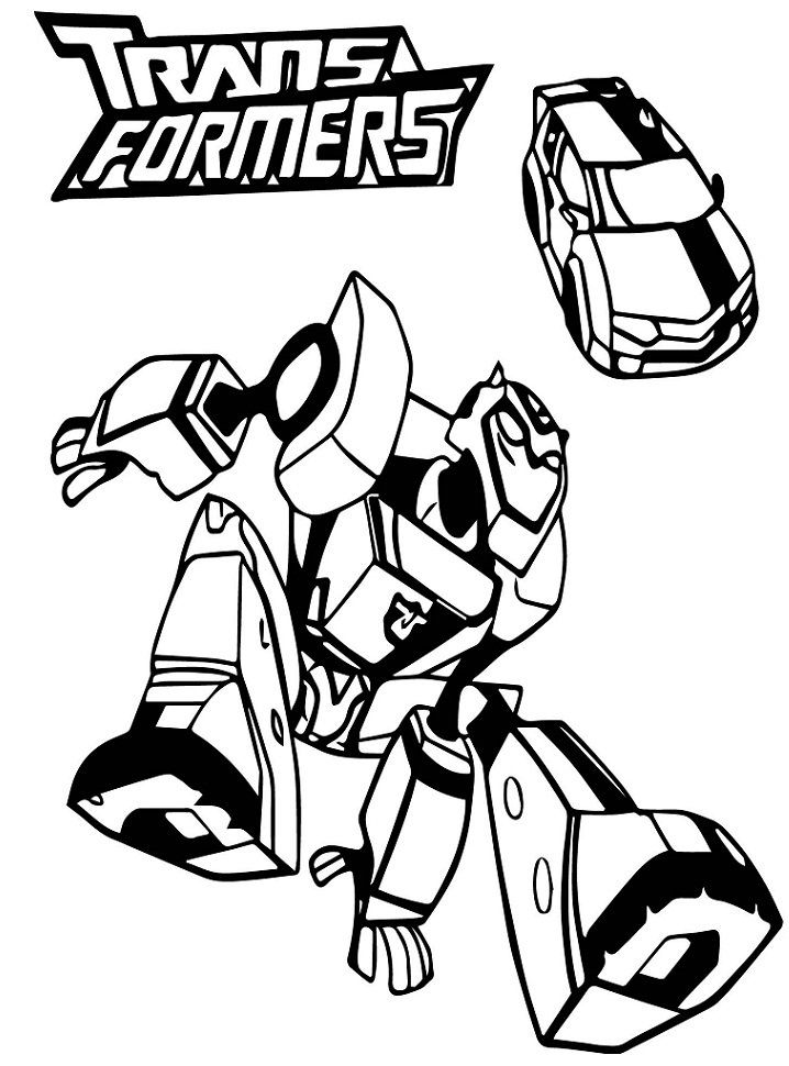 Bumblebee (4) boyama sayfası