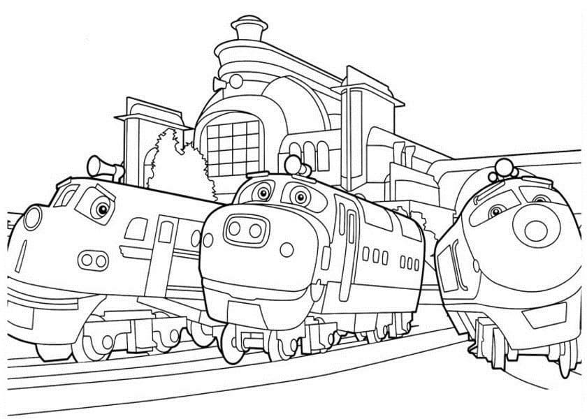 Chuggington (1) boyama sayfası