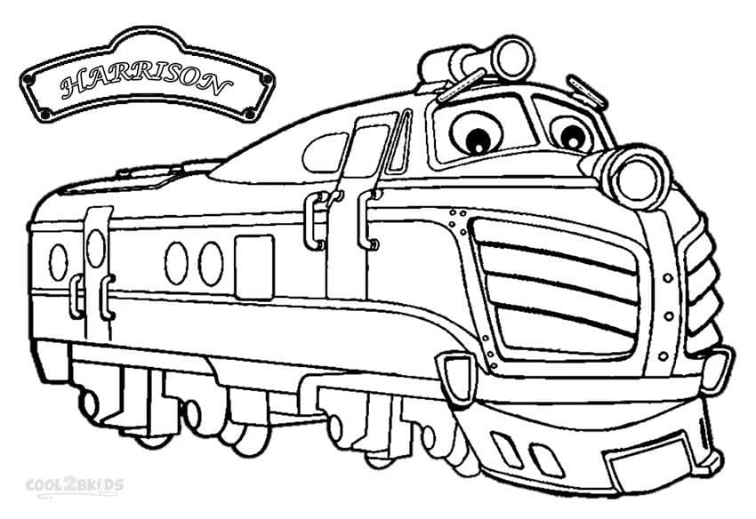 Chuggington (17) boyama sayfası