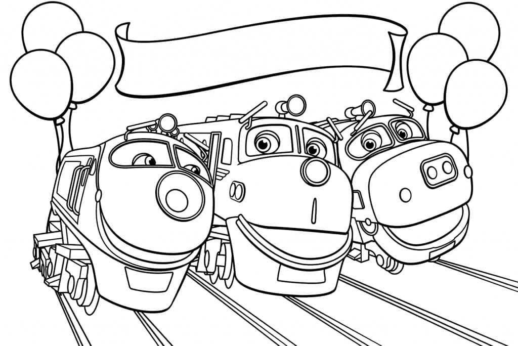Chuggington (24) boyama sayfası