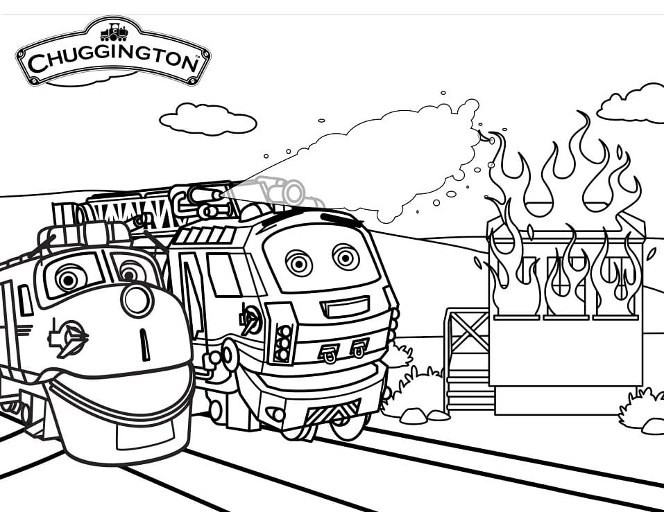 Chuggington (27) boyama sayfası