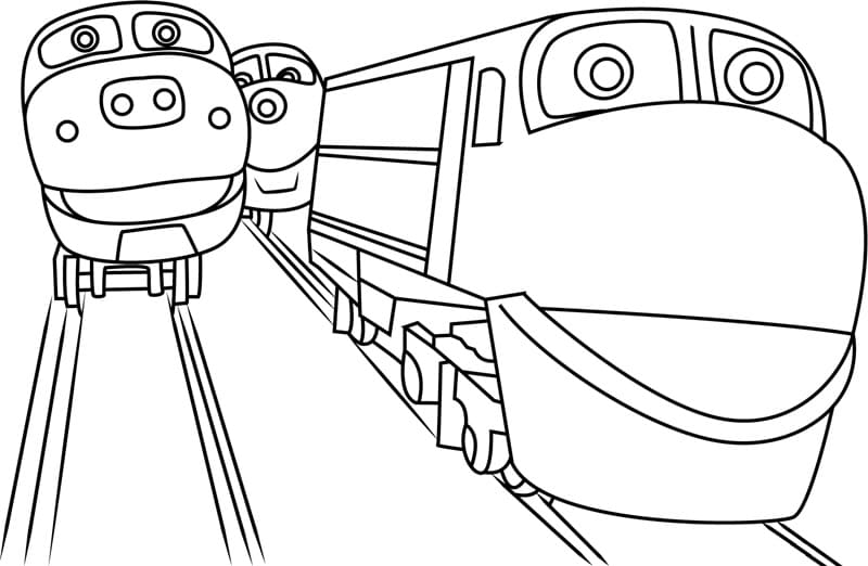 Chuggington (30) boyama sayfası