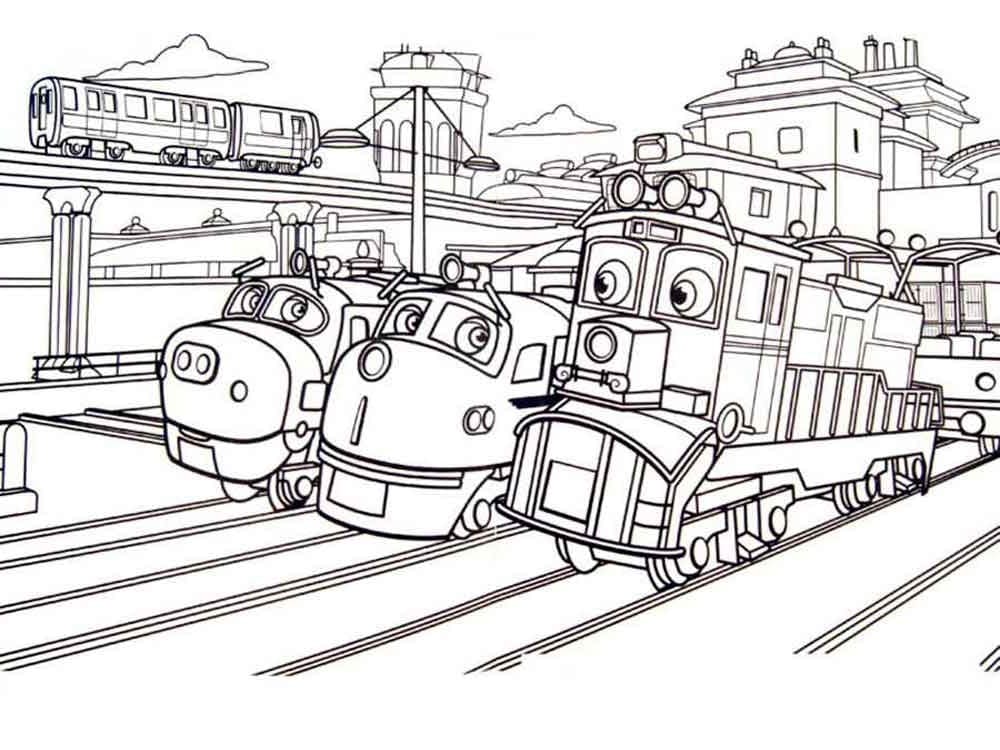 Chuggington (35) boyama sayfası
