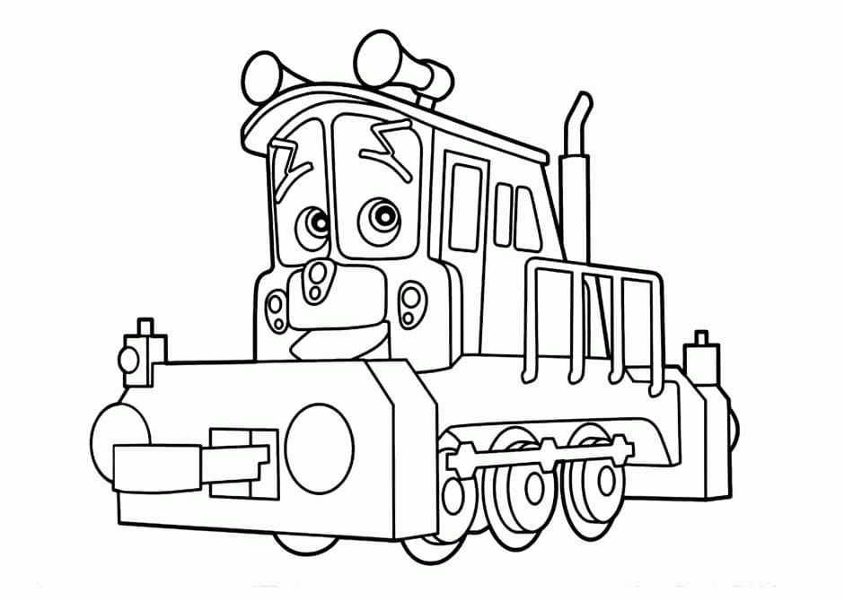 Chuggington (4) boyama sayfası