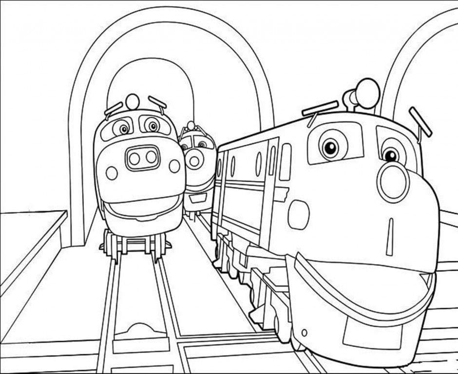 Chuggington (9) boyama sayfası