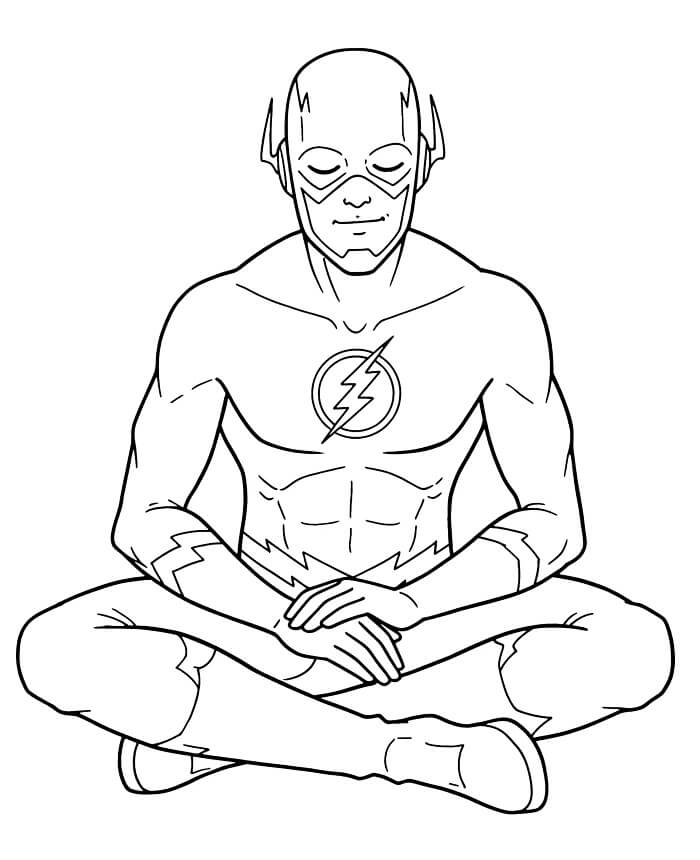 Flash (1) boyama sayfası