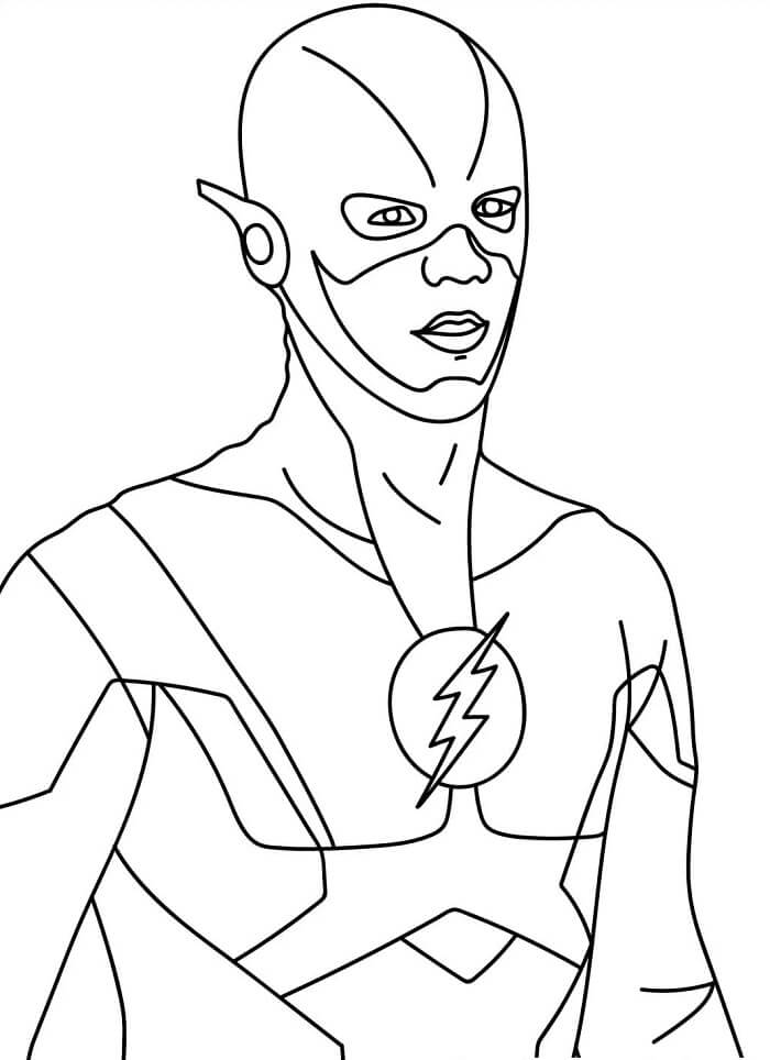 Flash (2) boyama sayfası