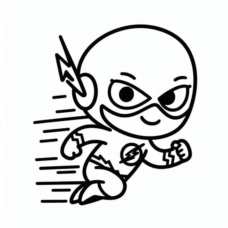 Flash (4) boyama sayfası