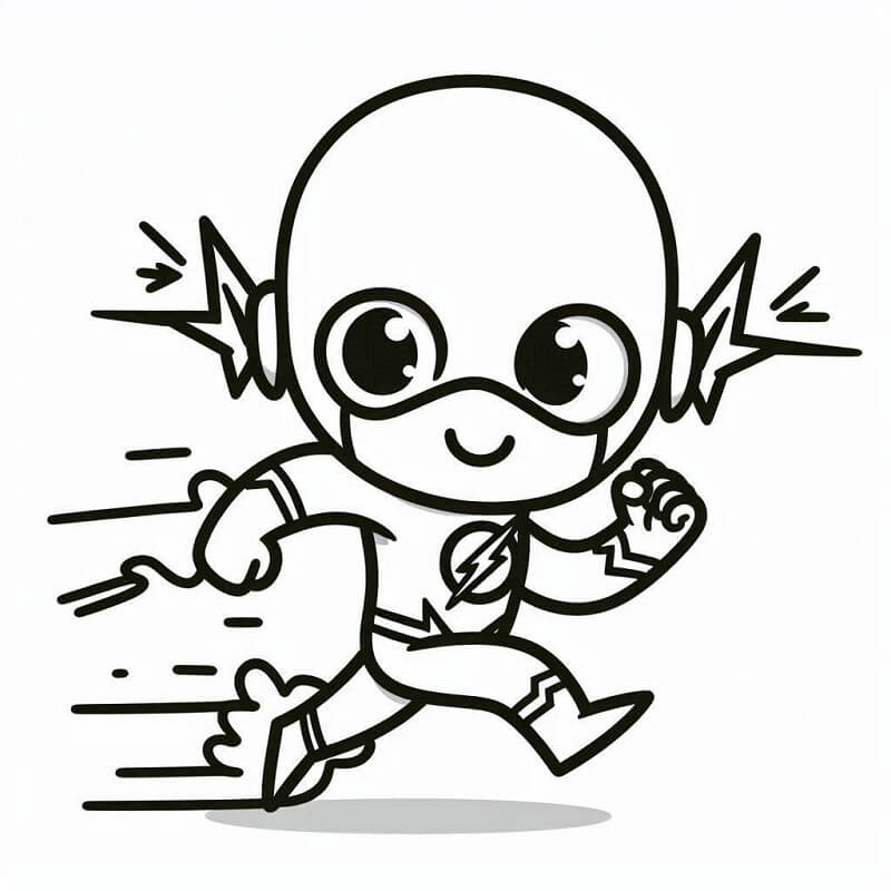 Flash (6) boyama sayfası