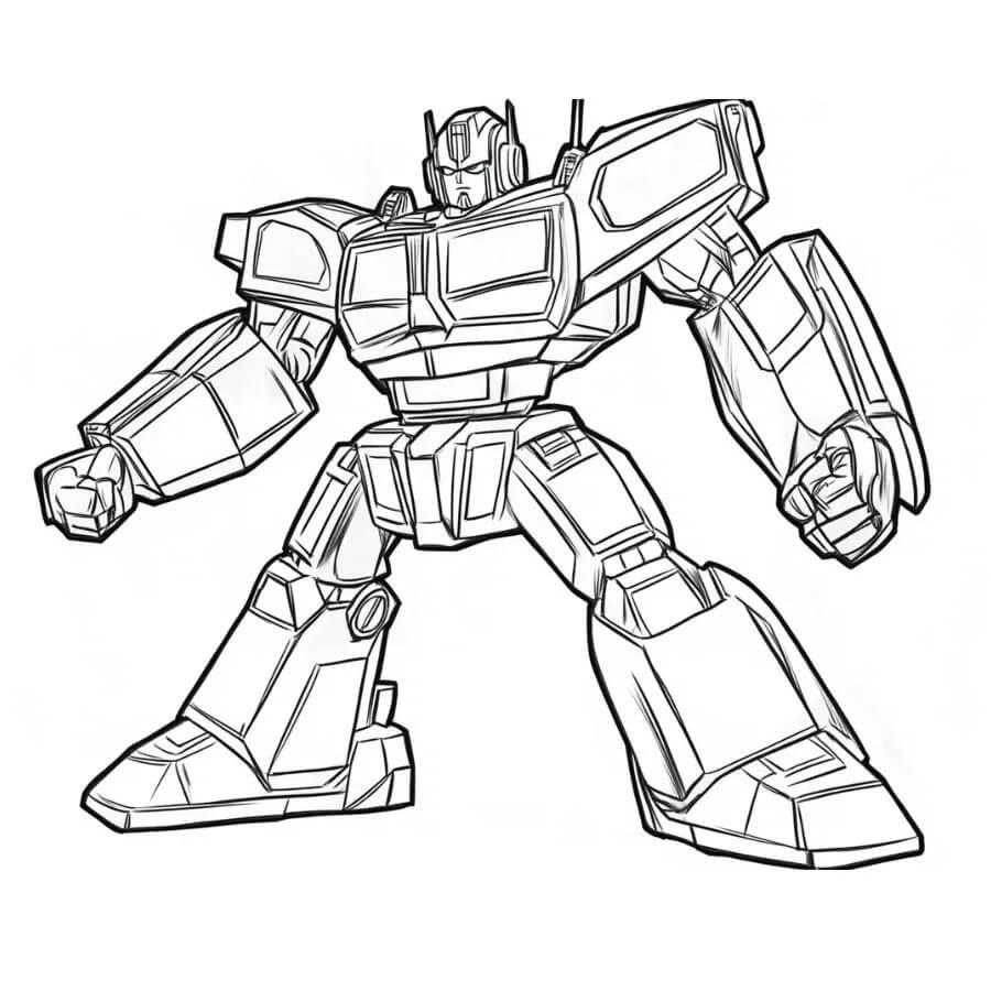 Optimus Prime (2) boyama sayfası
