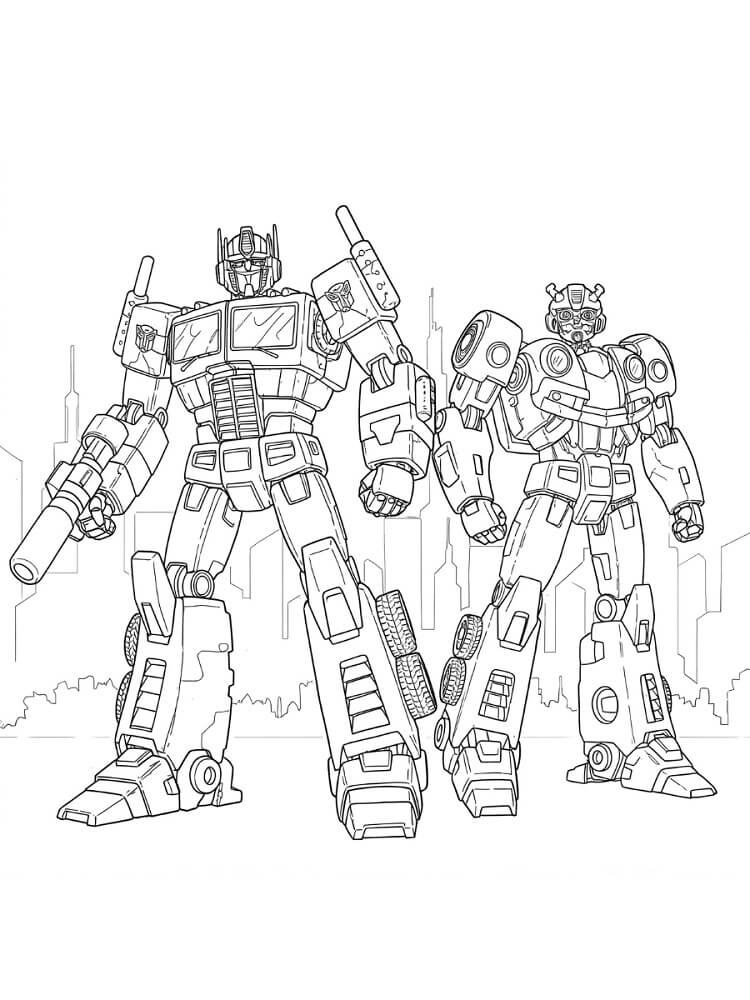 Optimus Prime (4) boyama sayfası