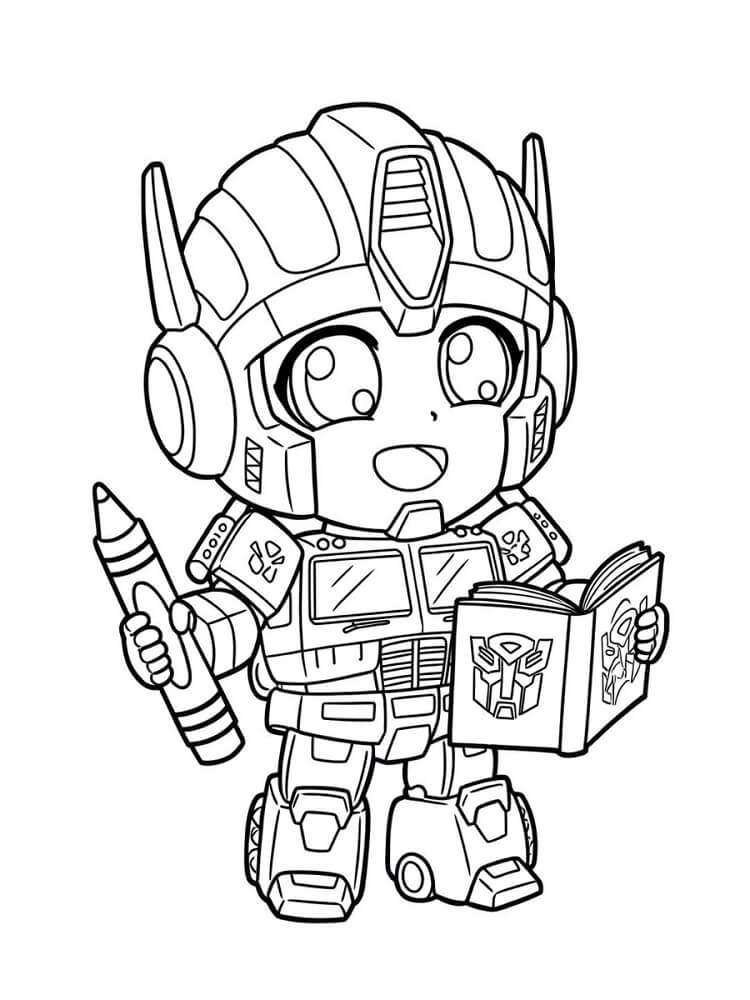 Optimus Prime (6) boyama sayfası