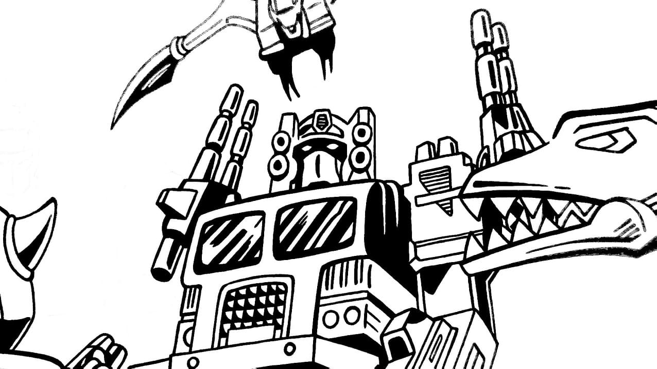 Optimus Prime Ücretsiz boyama sayfası