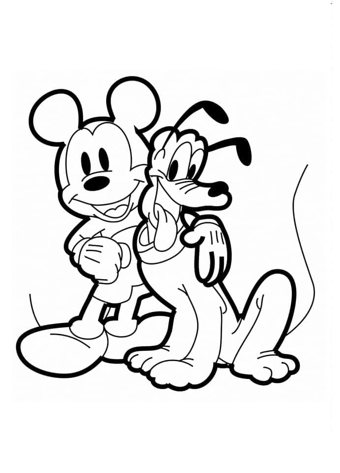 Pluto Boyama boyama sayfası
