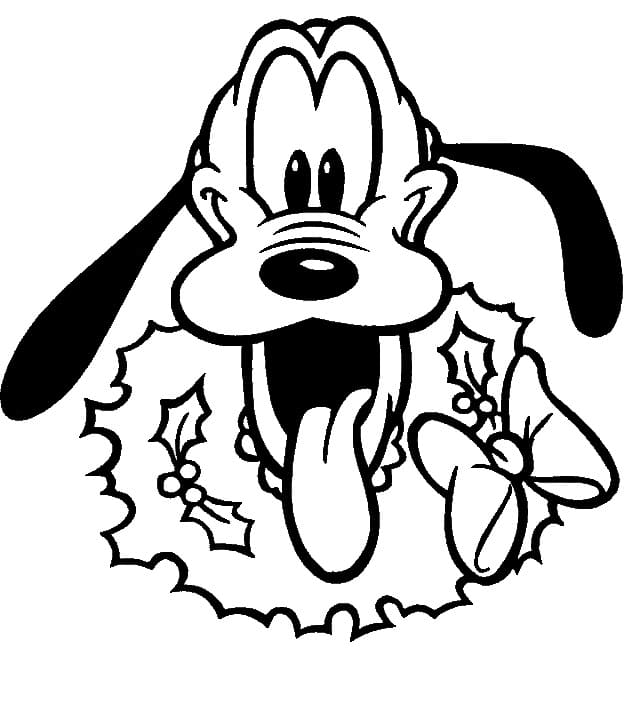 Pluto Yazdırılabilir Bedava boyama sayfası