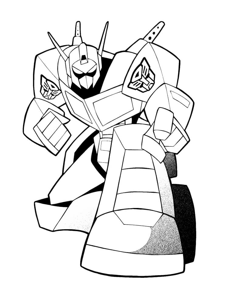 Yazdırılabilir Bedava Optimus Prime boyama sayfası